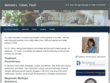 Tablet Screenshot of drbcohen.com